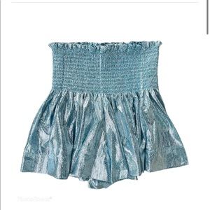 Blue mini skirt/shorts
